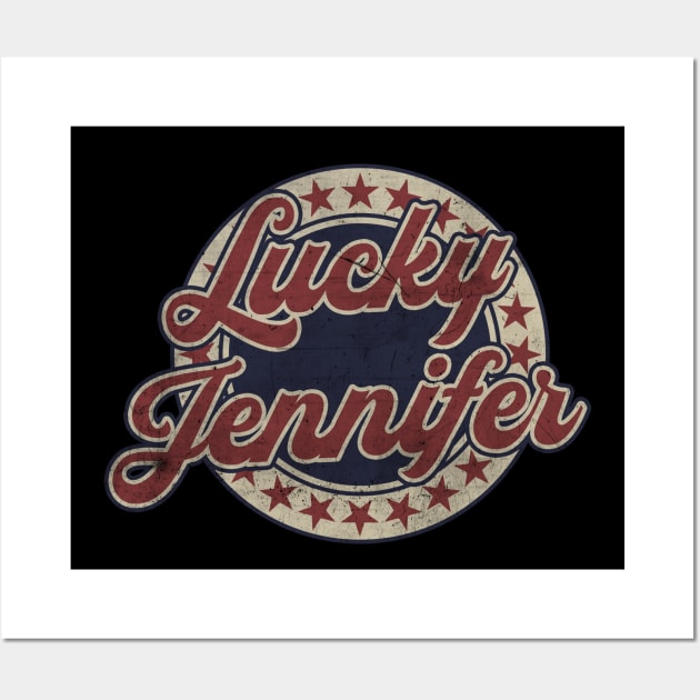 Lucky Jennifer (vintage) Wall Art by NEFT PROJECT